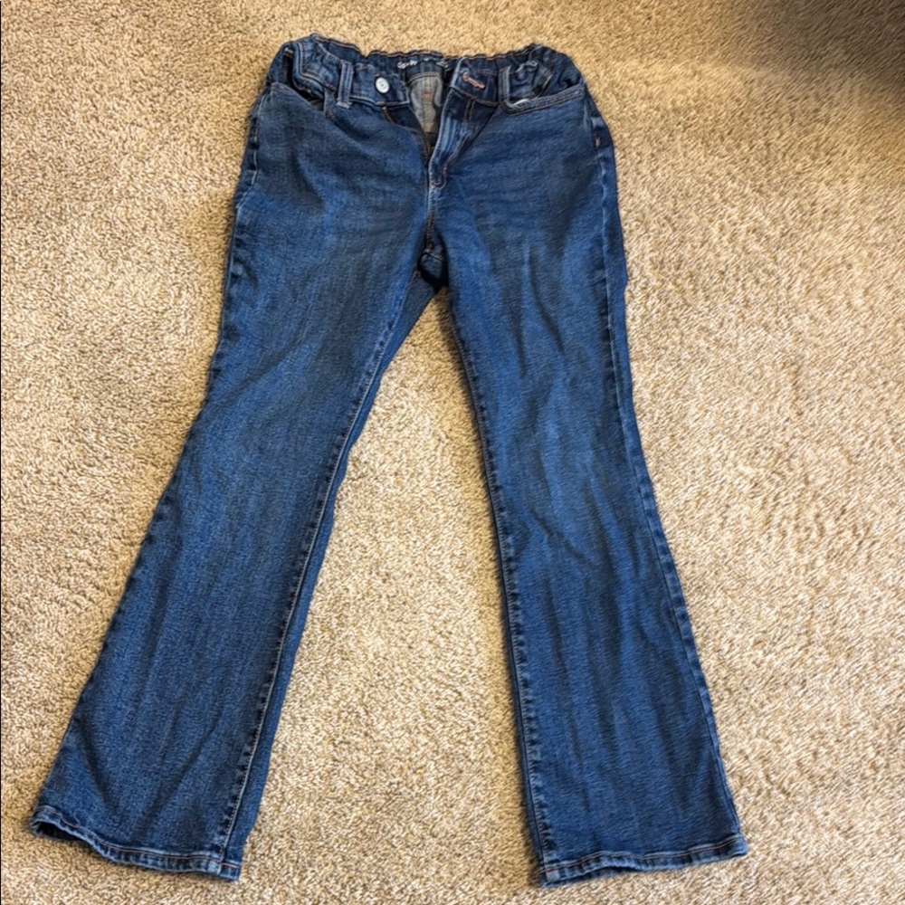 Old Navy Girl’s Dark Blue Flare Jeans